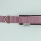 Preview: Leine mit weicher Handschlaufe altrosa mauve-braun